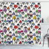 Colorful Hats And Scarfs Cold Winter Fun Art Shower Curtain