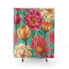 Colorful Hawaii Island Shower Curtain For Eclectic Bathroom Home Decor