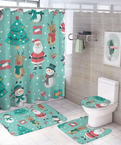 Colorful Leopard Print Shower Curtain for Bathroom - Unique Shower Curtain Ideas for Animal Lovers
