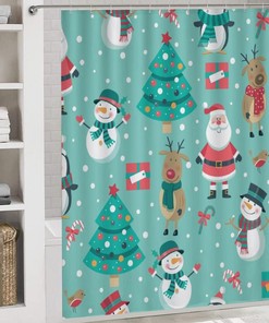 Colorful Leopard Print Shower Curtain for Bathroom - Unique Shower Curtain Ideas for Animal Lovers