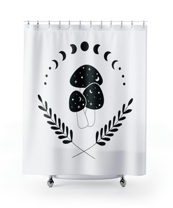 Colorful Magic Mushroom Shower Curtain 