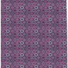 Colorful Mandala Pattern Fabric Shower Curtain for Boho Bathroom Decor