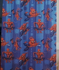 Colorful Marvel Spider-Man Fabric Shower Curtain for Kids Bathroom