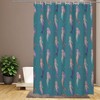 Colorful Mermaid Girls Shower Curtain, Decorative Bathroom Curtain with Ocean Theme and VISALUNA Keyword