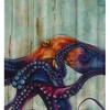 Colorful Octopus Art Print Shower Curtain for Kids Bathroom Decor
