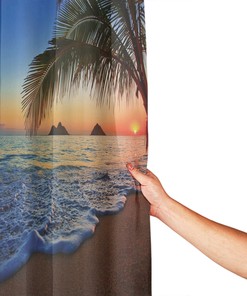 Colorful Pacific Sunrise At Lanikai Beach Hawaii Shower Curtain