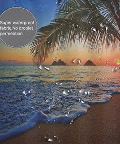 Colorful Pacific Sunrise At Lanikai Beach Hawaii Shower Curtain