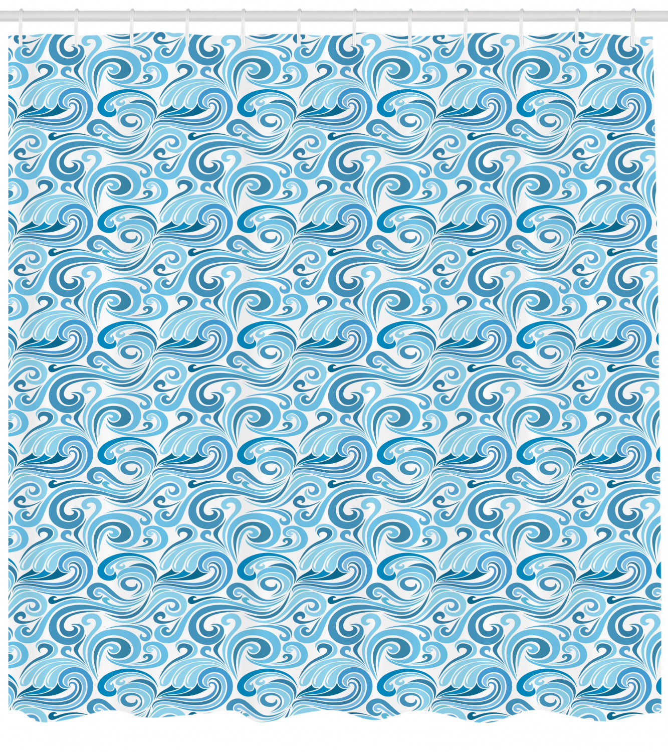 Colorful Palm Leaf Shower Curtain For Tropical Bathroom Charm - Image 2