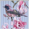 Colorful Petal Print Shower Curtain: Unique and Decorative Bathroom Accessory