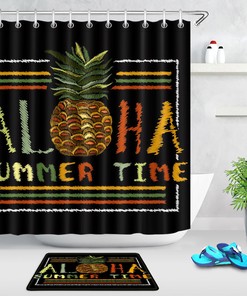 Colorful Pineapple Creative Style Shower Curtain - Brightens Up Your Bathroom