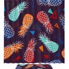Colorful Pineapple Fruit Waterproof Bathroom Curtain 