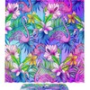 Colorful Pink Flamingo Shower Curtain For Bathroom And Shower