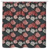 Colorful Roses Pattern Shower Curtain For Bathroom Decoration