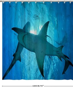 Colorful Sea Animals Shower Curtain - Underwater Creature Bathroom Decor