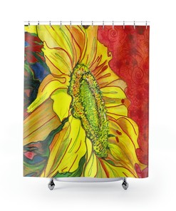 Colorful Shower Curtain for Vibrant Bathroom Decor, 72x72 - Shower Curtain Ideas