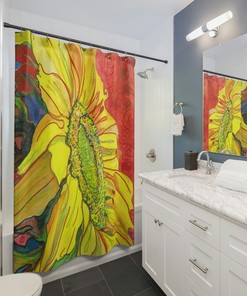 Colorful Shower Curtain for Vibrant Bathroom Decor, 72x72 - Shower Curtain Ideas