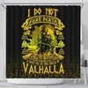 Colorful Shower Curtains with Warrior Valhalla Norse Vikings Pattern, 3D Print Waterproof for Bathroom/Laundry