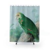 Colorful Summer Bird Travel Shower Curtain for a Unique Bath