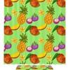 Colorful Tropical Pineapples and Mango Print Shower Curtain for Vibrant Bathroom Decor