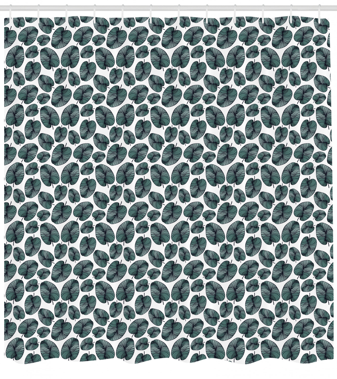 Colorful Tropical Shower Curtain Fabric For A Refreshing Bathroom Decor - Image 2