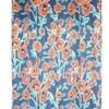 Colorful Windblown Floral Pattern Shower Curtain for a Vibrant Bathroom