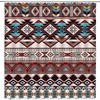 Colorful Zigzag Southwest Tribal Shower Curtain
