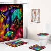 Colorful and Fun Mermaid Fabric Shower Curtain for Kids and Adults Bathroom Decor