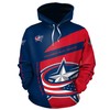 Columbus Blue Jackets Mascot 3D Hoodie - Printed Hoodies With 3D Print Hoodie Full Size 