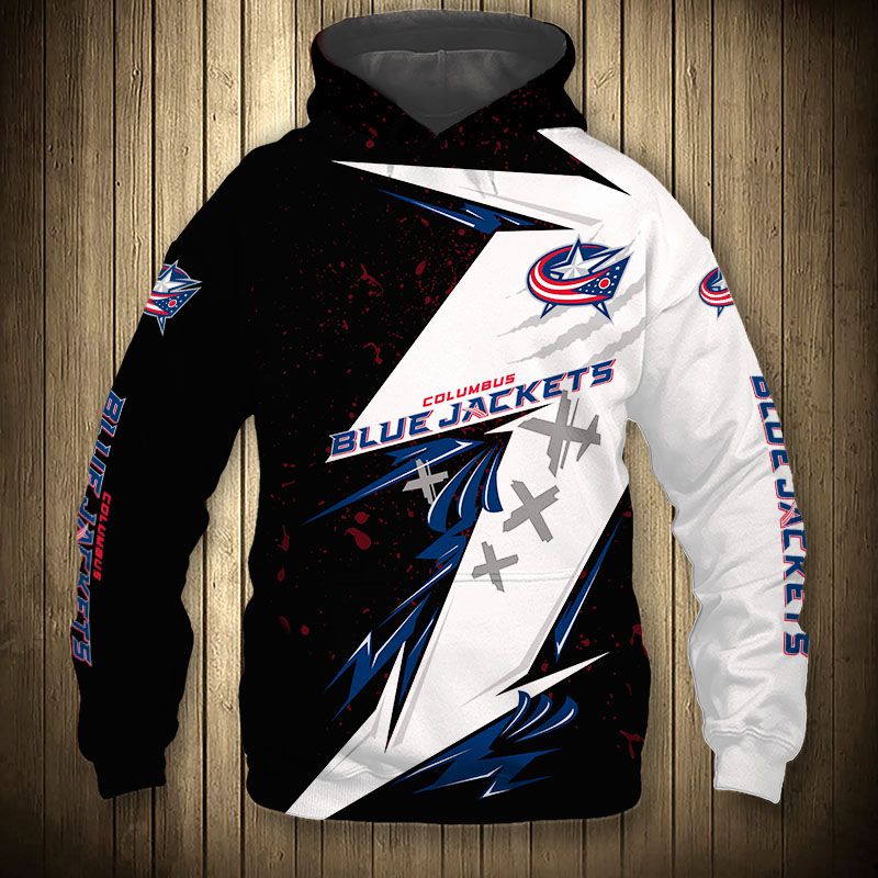Columbus Blue Jackets Ultra-Cool 3D Long Sleeve - Gifts For Fans With 3D Graphic Hoodies