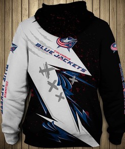 Columbus Blue Jackets Ultra-Cool 3D Long Sleeve - Gifts For Fans With 3D Graphic Hoodies