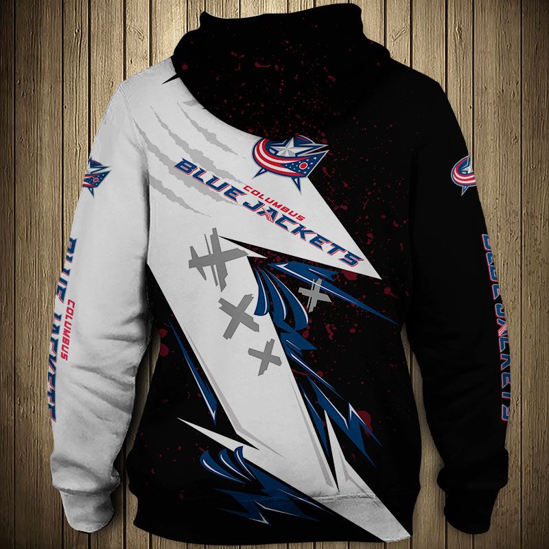 Columbus Blue Jackets Ultra-Cool 3D Long Sleeve - Gifts For Fans With 3D Graphic Hoodies