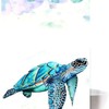 Comfortable Sea Turtle Shower Curtain, Waterproof And Resistant For Bathroom
