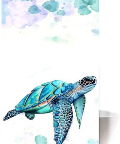 Comfortable Sea Turtle Shower Curtain, Waterproof And Resistant For Bathroom