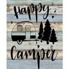 Compact Camper Rv Travel Trailers Shower Curtain With Rustic Camp Design For Your Adventure Bathroom
