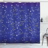 Constellation Star Names Shower Curtain - Astronomy Bathroom Accessory