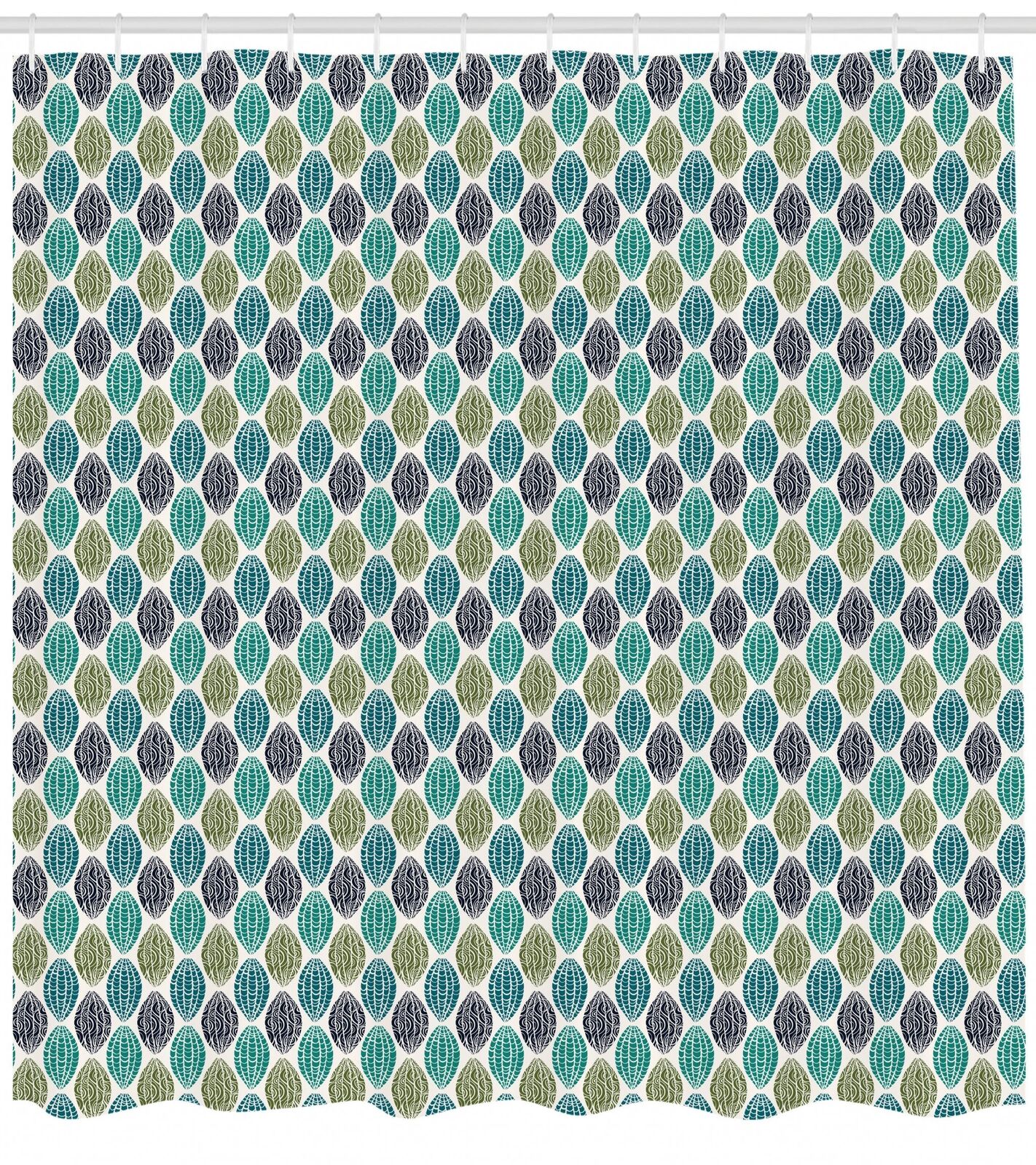 Contemporary Geometric Shower Curtain with Unique Print