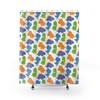 Cool And Fun Dinosaur Shower Curtain For Kids' Bathroom Decor With High-Quality Printing