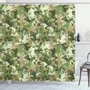 Cool And Playful Frog Shower Curtain With Skull Camouflage Design Print - A Perfect Addition To Your Bathroom Decor