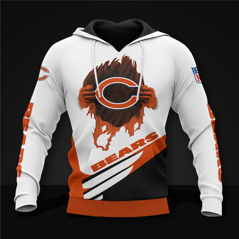 Cool Graphic Chicago Bears Hoodie - Perfect Gifts For Fans
