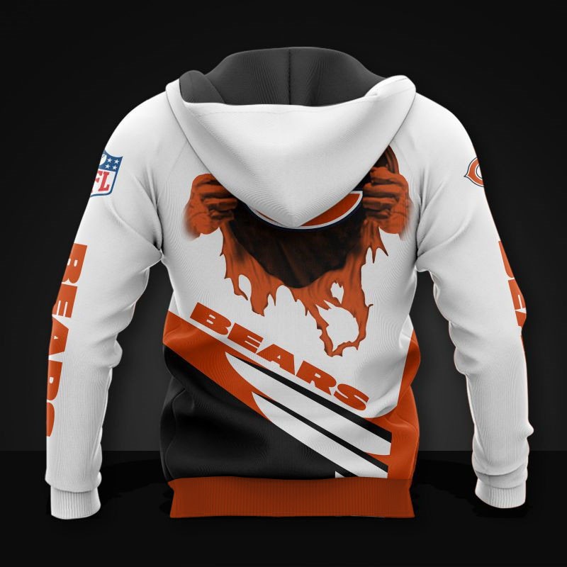 Cool Graphic Chicago Bears Hoodie - Perfect Gifts For Fans