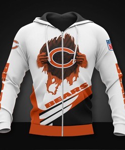 Cool Graphic Chicago Bears Hoodie - Perfect Gifts For Fans