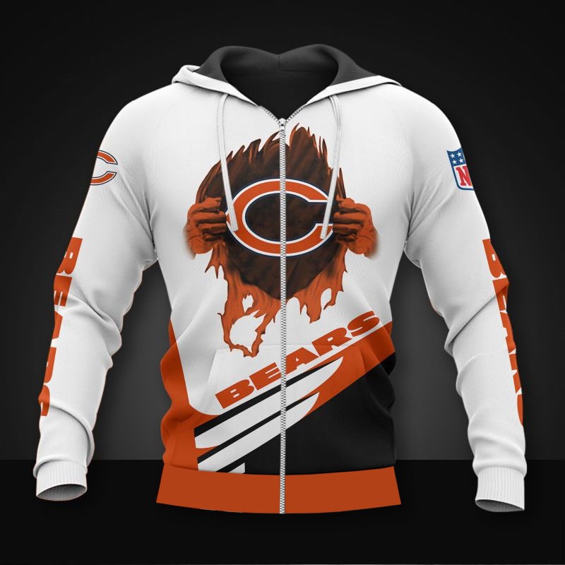 Cool Graphic Chicago Bears Hoodie - Perfect Gifts For Fans