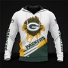 Cool Graphic Green Bay Packers Hoodie With All Over Print Gift For Fans