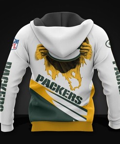 Cool Graphic Green Bay Packers Hoodie With All Over Print Gift For Fans