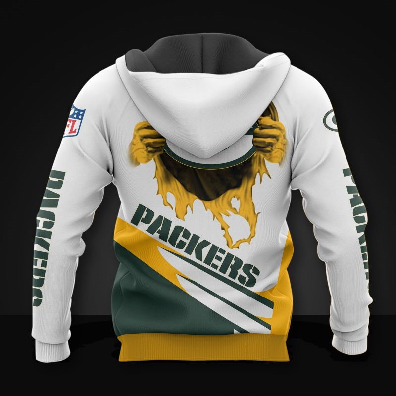 Cool Graphic Green Bay Packers Hoodie With All Over Print Gift For Fans