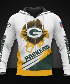 Cool Graphic Green Bay Packers Hoodie With All Over Print Gift For Fans