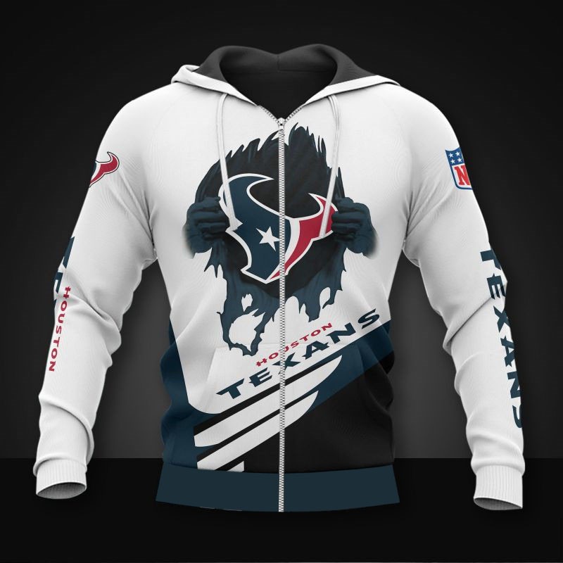 Cool Graphic Houston Texans Hoodie With All Over Print, Perfect For Fans