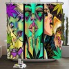 Cool Lips Ice Cream Shower Curtain - African American Woman Bathroom Decor
