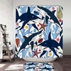 Coral And Sharks Shower Curtain - A Vibrant And Fierce Addition To Your Bathroom Decor