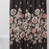 Coral Floral Fabric Shower Curtain by Threshold